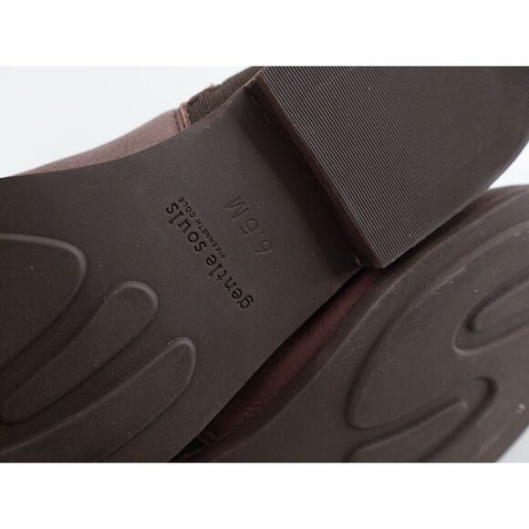 Gentle Souls Emma Women Knee High Brown Riding Boots Size 6.5 M Stretchy Zip up - Picture 9 of 12